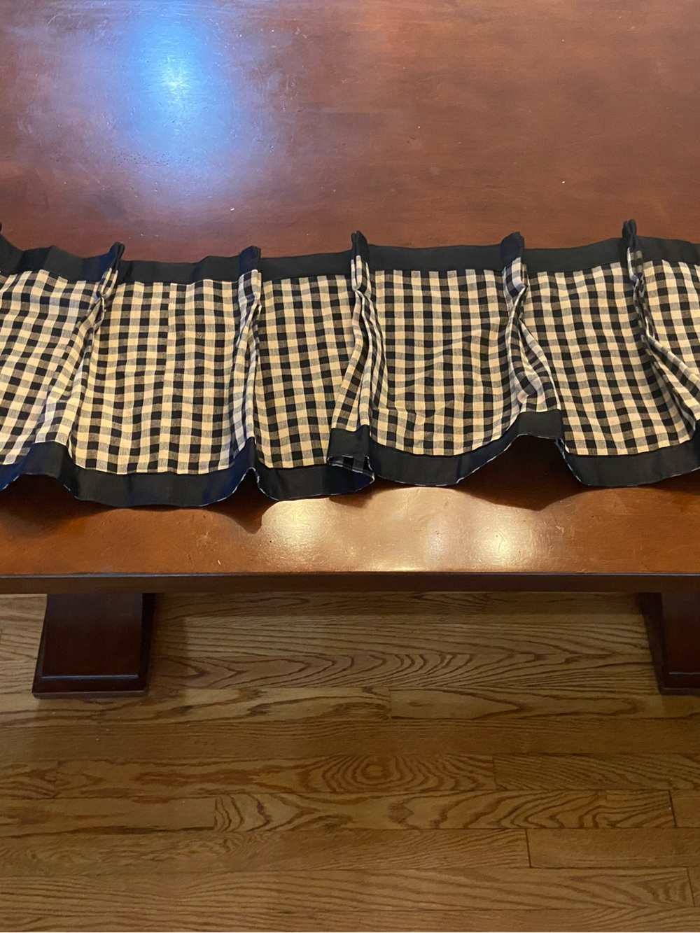 Ballard Designs Square Pleated Café Valance